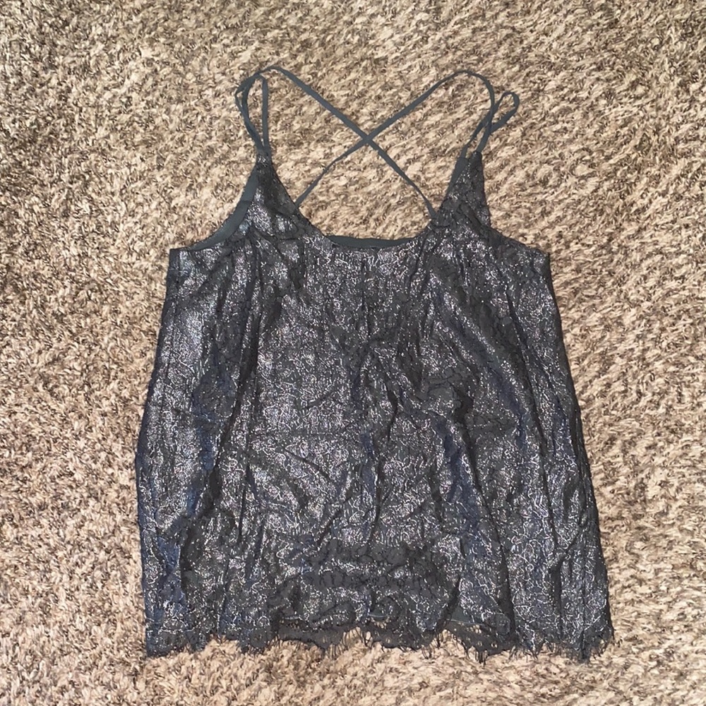 CHASOR brand SHIMMERY tank top SIZE SMALL